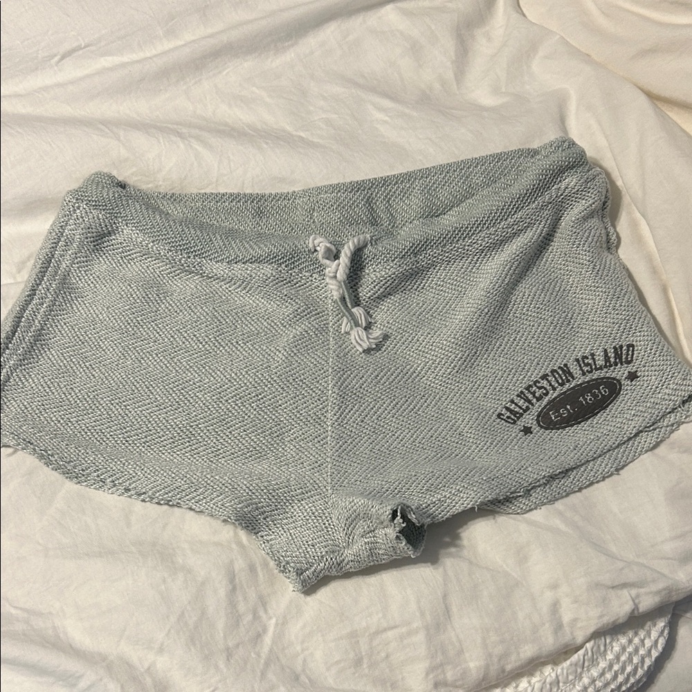 Ocean Drive Large Green Galveston Island Textured Shorts